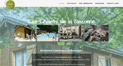 Desktop Screenshot of leschaletsdelagazonne.fr