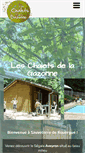 Mobile Screenshot of leschaletsdelagazonne.fr
